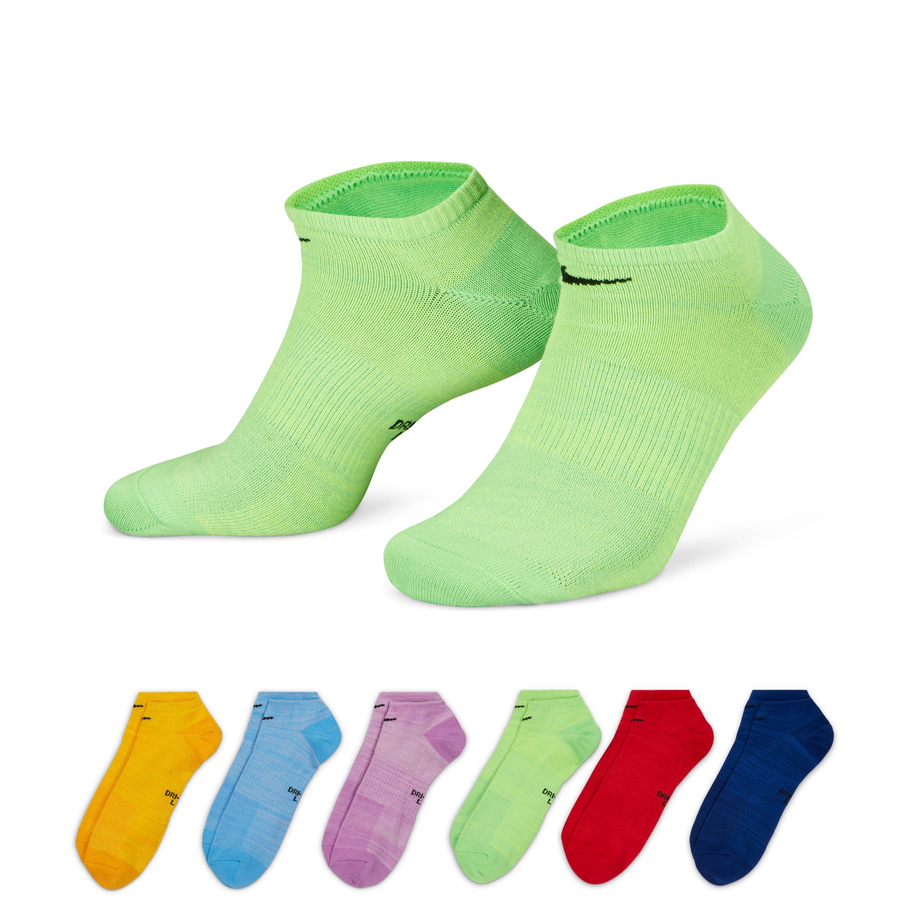 Nike Women's Everyday Lightweight No-Show Training Socks-Multi-Color